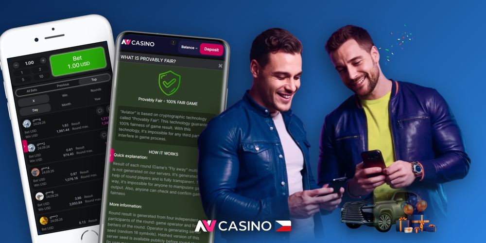 Herní rozhraní Aviator v NV Casino s křivkou multiplikátoru a historií kol