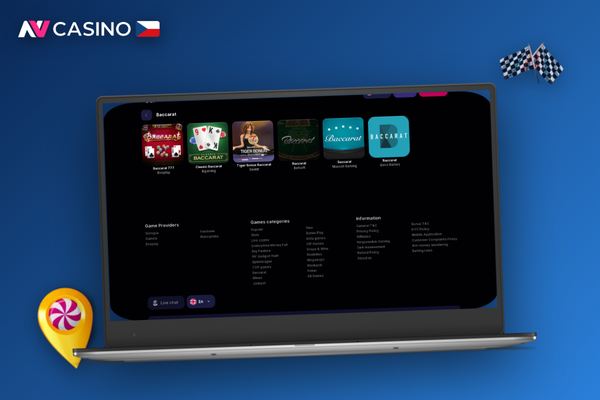 NV Casino slot lobby na desktopu a smartphonu s dlaždicemi her